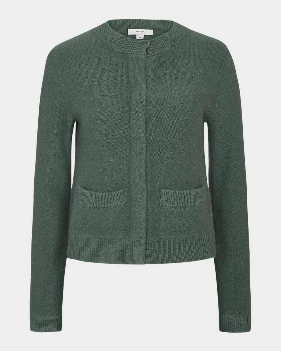 Shrunken Crewneck Cardigan